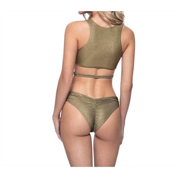 NEW PQ SWIM euphora sydney tie top in euphoria - Picture 2 of 3